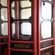 Pair of 3-panel screens