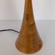 Lampe en bois tourné