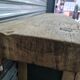 Old oak carpenter's workbench industrial furniture