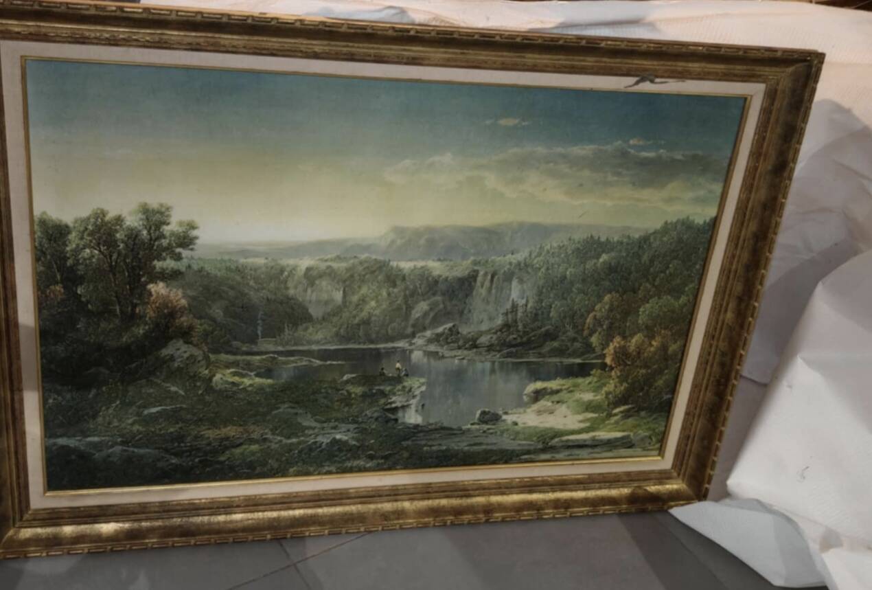 Exceptional Large Oil on Canvas XL Academy of Fine Arts