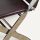 Pair of leather and chrome metal armchairs, Italy - 1970