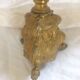 Door candle in bronze Early 20th