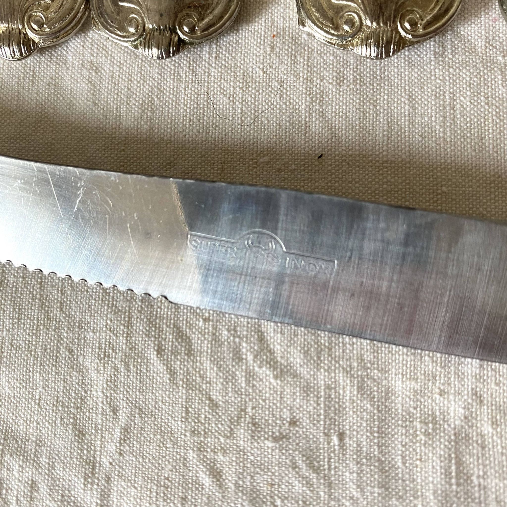 Old style stainless steel cutlery