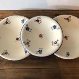3-course vintage service, Digoin Sarreguemines