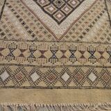 Traditional multi-coloured hallway kilim carpet 280-77cm