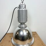 Industrial pendant lamp with glass cover by charles keller for zumtobel, 1990s