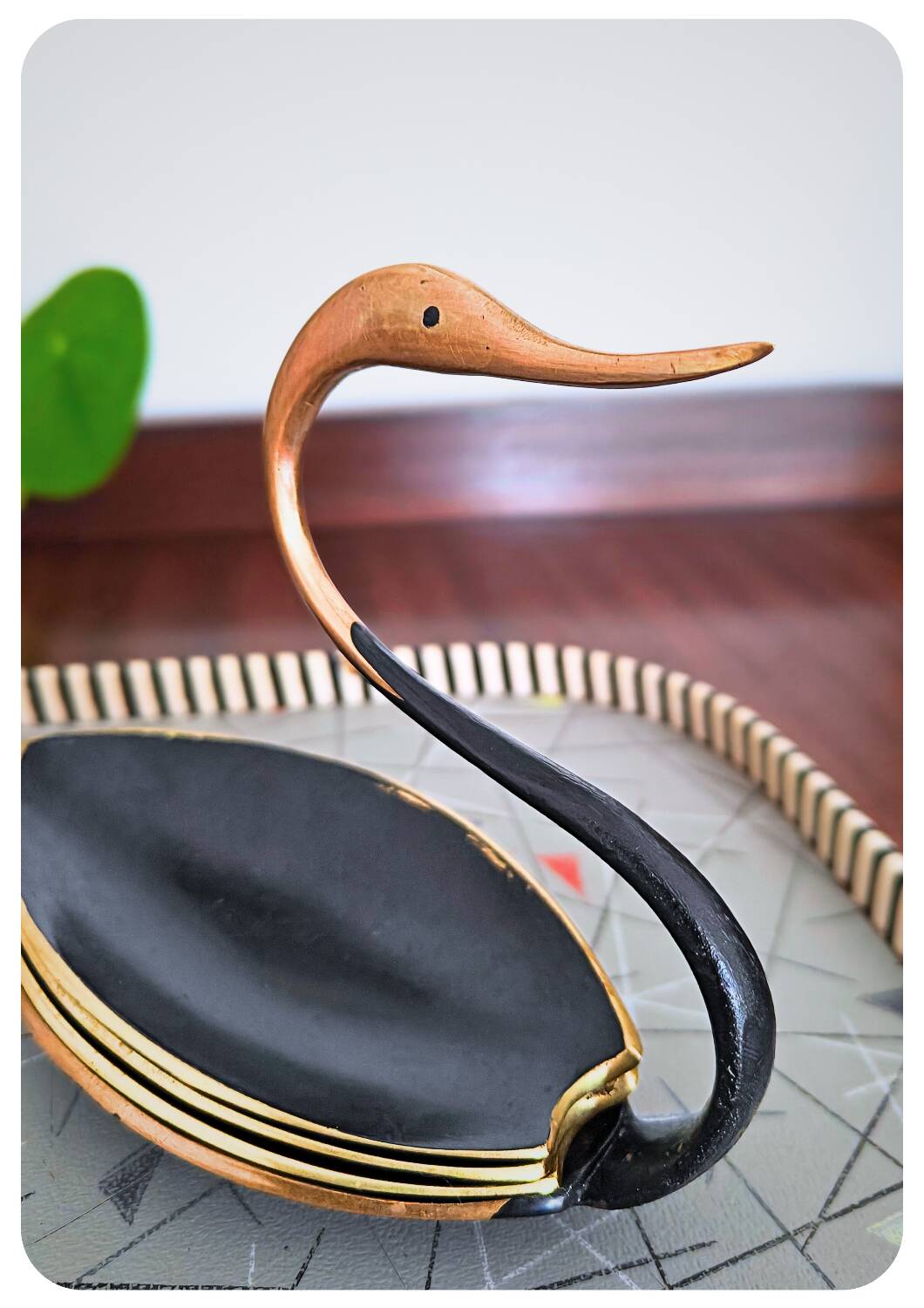 Cygne Cendriers Walter Bosse - lot de 4