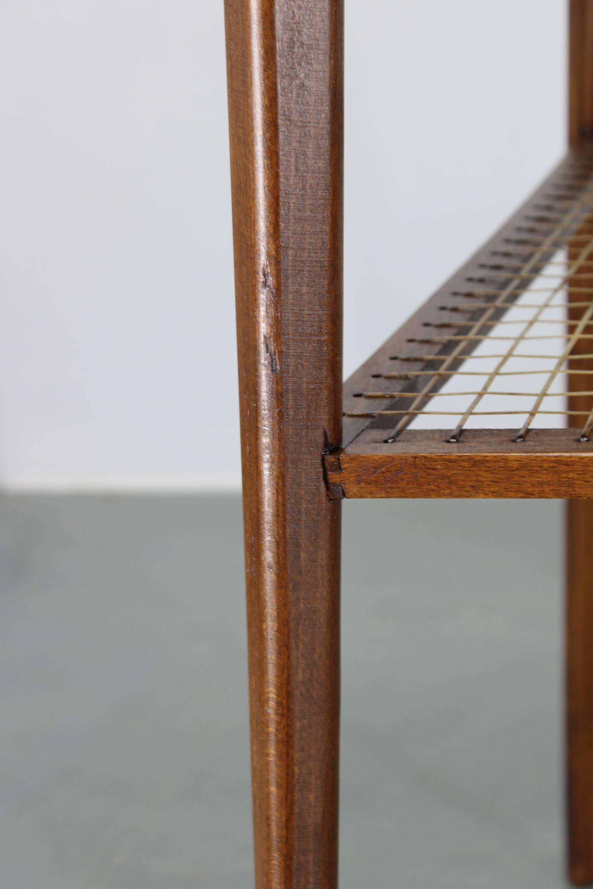 1960s Side Table in Oak Finish , Czechoslovakia