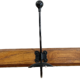 Wood and metal hooks