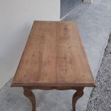 Antique Louis XV style side table with 2 drawers