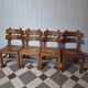4 brutalist chairs