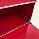 USM Haller "Ruby Red" – storage unit (as new condition)