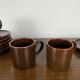 6 coffee cups with saucers, Toreboda Sweden, 1960