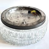 Semi-crystal ceiling lamp design german vintage