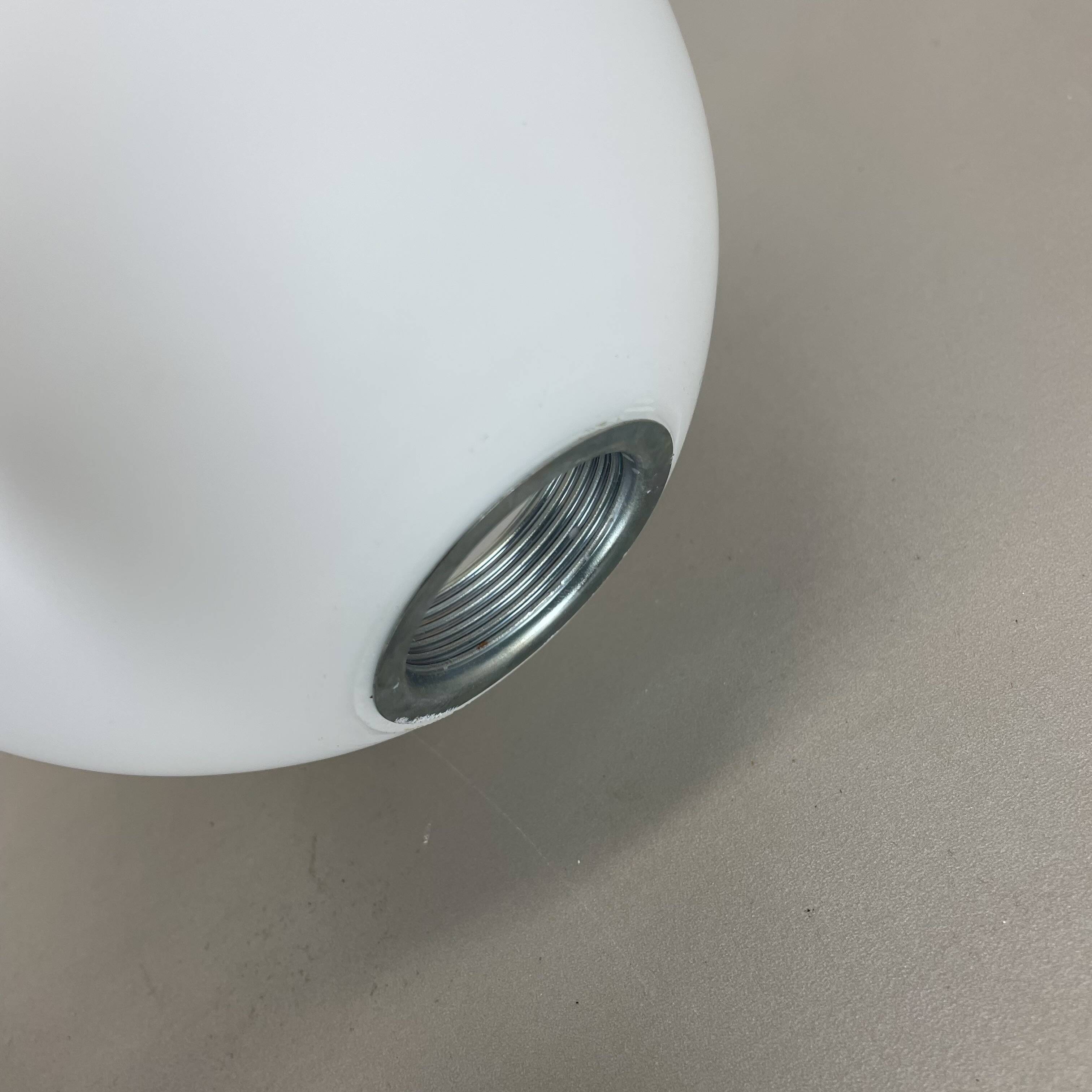 Set of Two white Ball Wall Lights by E. R. NEELE for Temde, Switzerland, 19