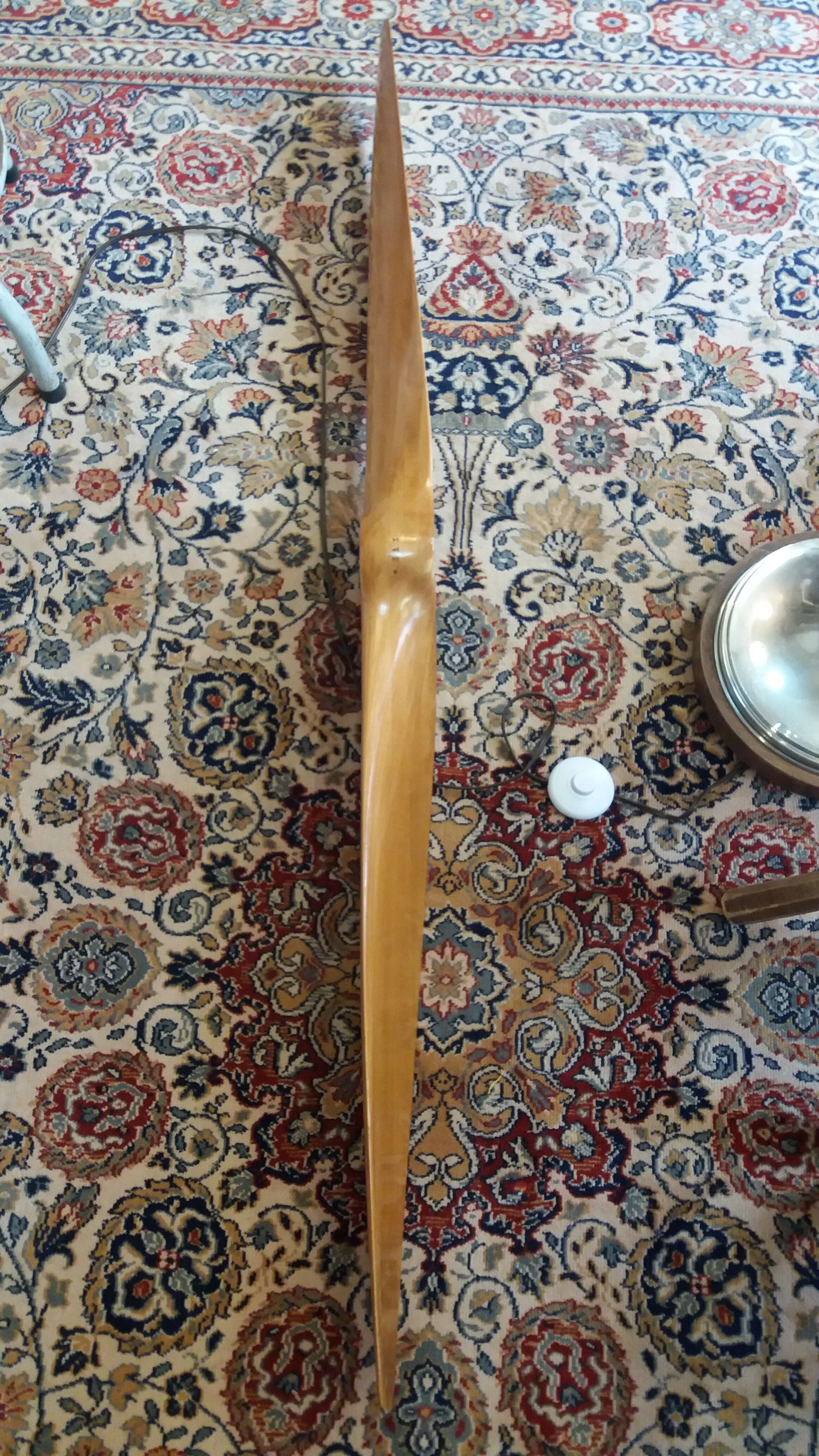 Old wooden propeller