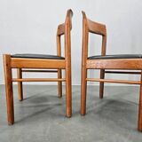 Set of Two Midcentury Rare Dining Chairs Bramin, Denmark, 1960s
