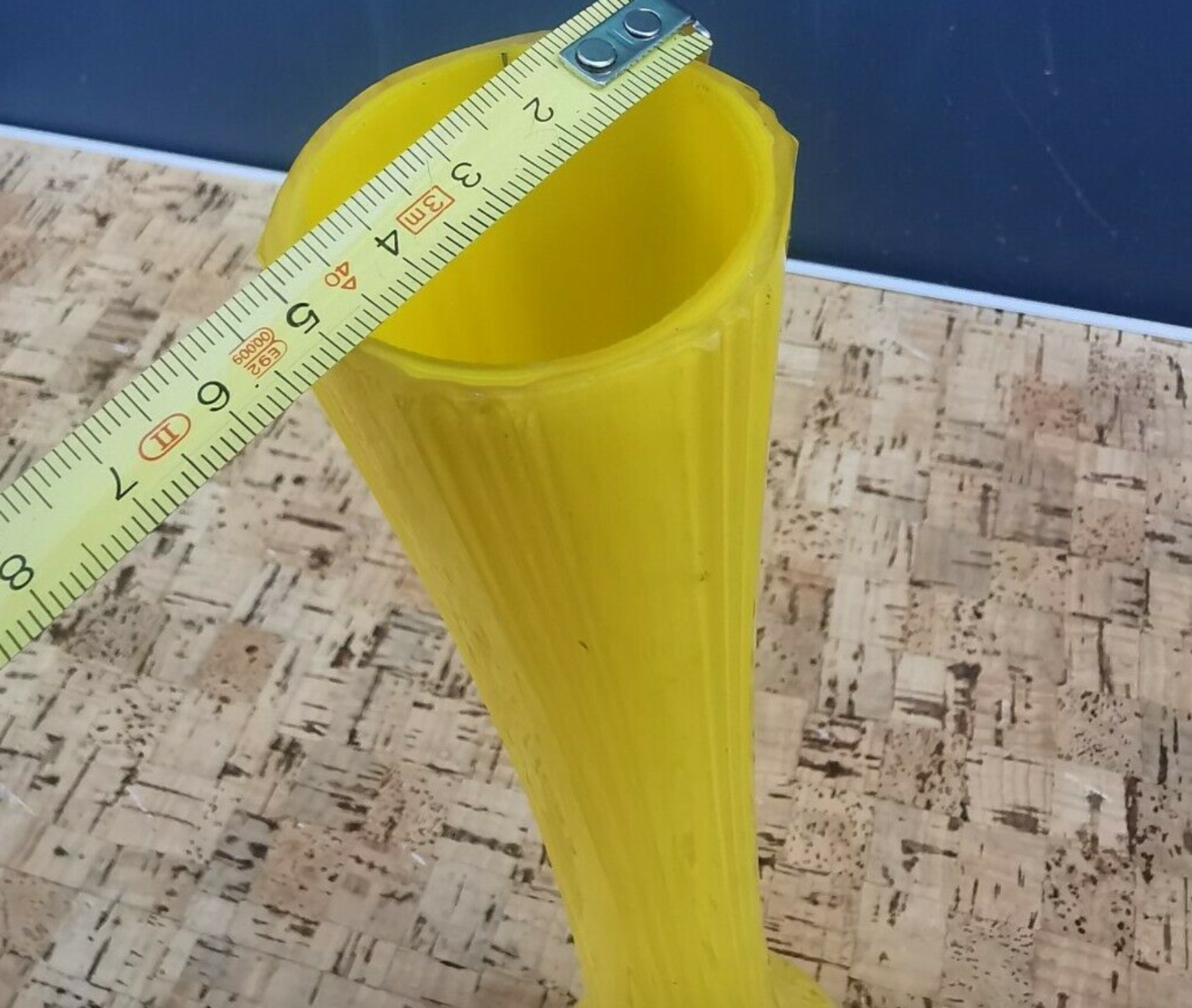 Vase soliflore 1930 yellow