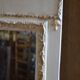 Beige and gold patinated trumeau mirror 111x70cm