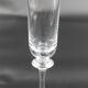 6 flûtes à champagne modèle Saumur cristal Daum France H = 21.5 cm