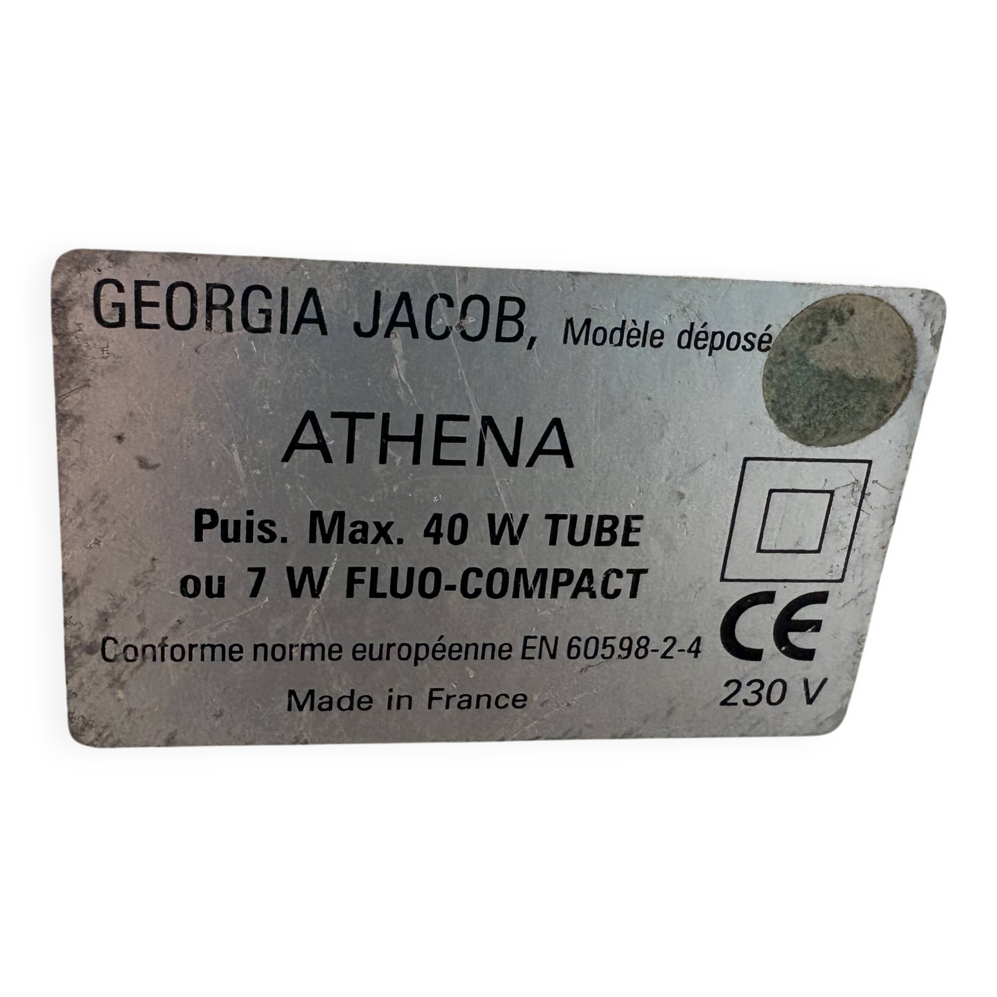 Designer lamp by Georgia Jacob – Athena model – 67 cm – Made in France