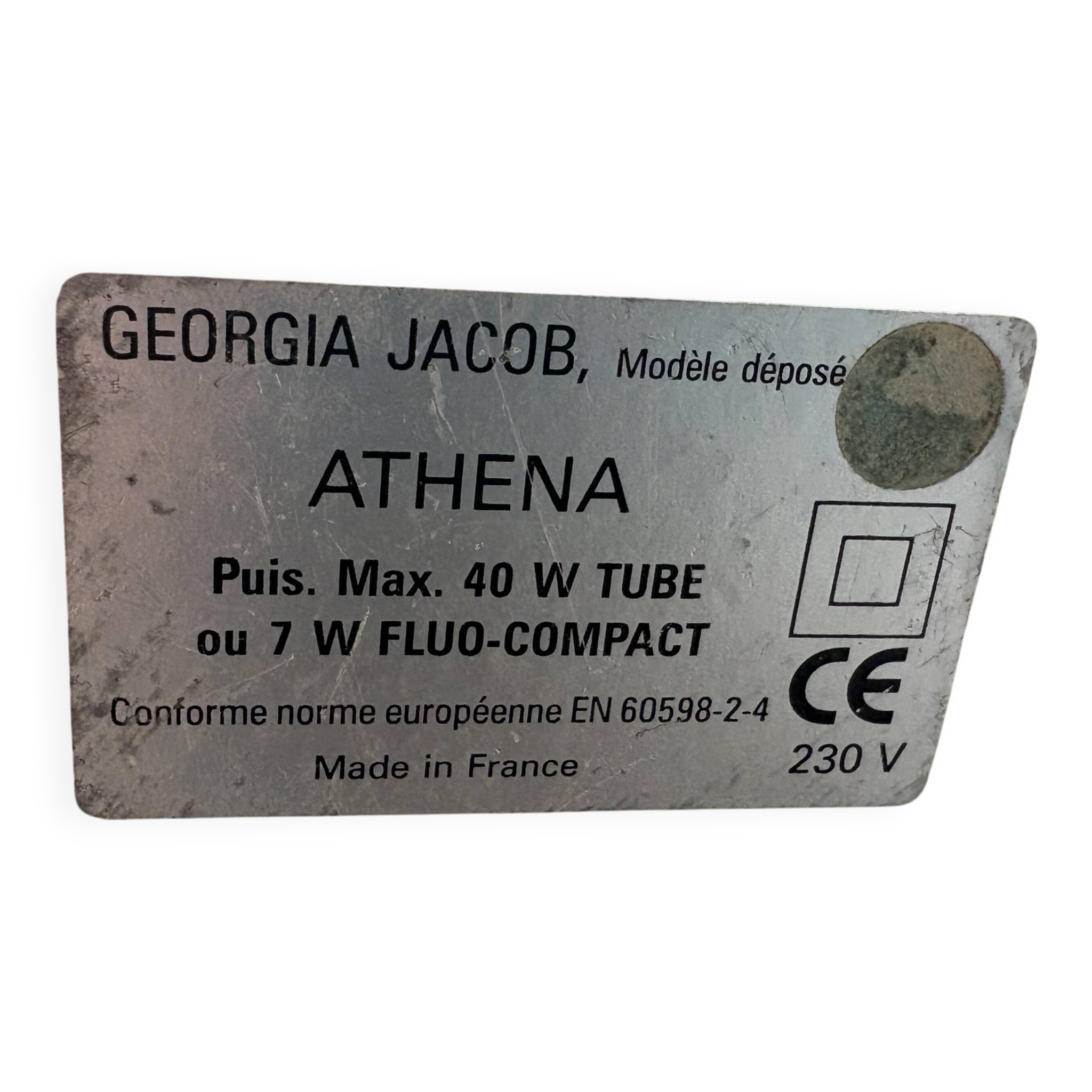 Designer lamp by Georgia Jacob – Athena model – 67 cm – Made in France