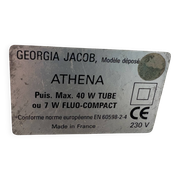 Designer lamp by Georgia Jacob – Athena model – 67 cm – Made in France