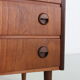 Mid-Century Modern Danish Chest of Six Drawers, Tallboy in Teak, Denmark, 1960s