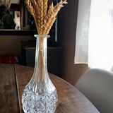Carafe, vase, vintage soliflore cut glass