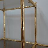 Shelf "false bamboo" 80 years gold metal