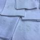 Set of 12 vintage white napkins with lilacs, monogrammed GSS.