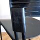 Chaise Assisa noire de Paolo FAVARETTO pour Press Italy. Années 80