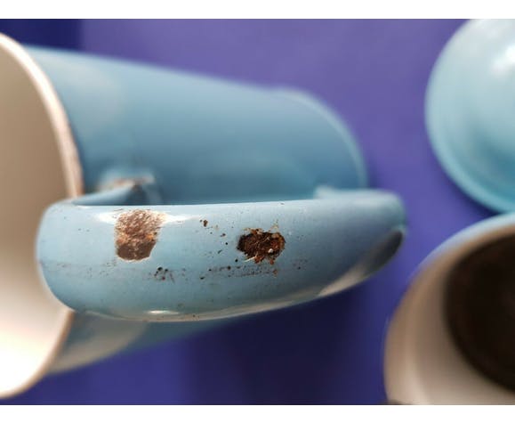 Blue enamelsheet coffee maker