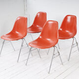 Set of 4 side chairs by Charles & Ray Eames for Herman Miller