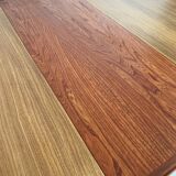 Table scandinave ronde Baumann vintage à pied central étoile extensible