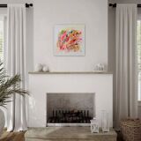 Abstract painting table