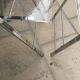 Plexiglass and chrome metal design folding chairs