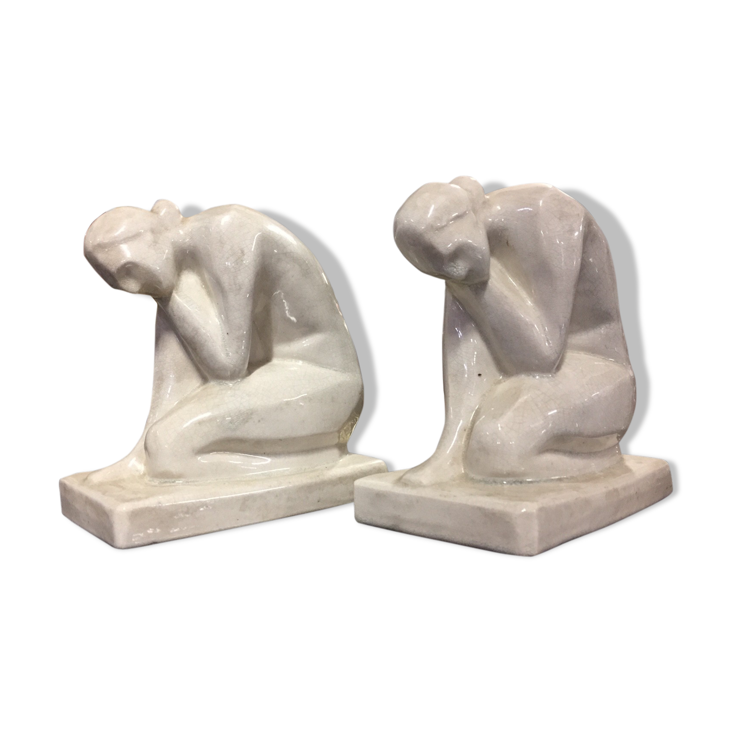 Ancient bookends by Saint Clement manufacturer