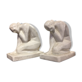 Ancient bookends by Saint Clement manufacturer
