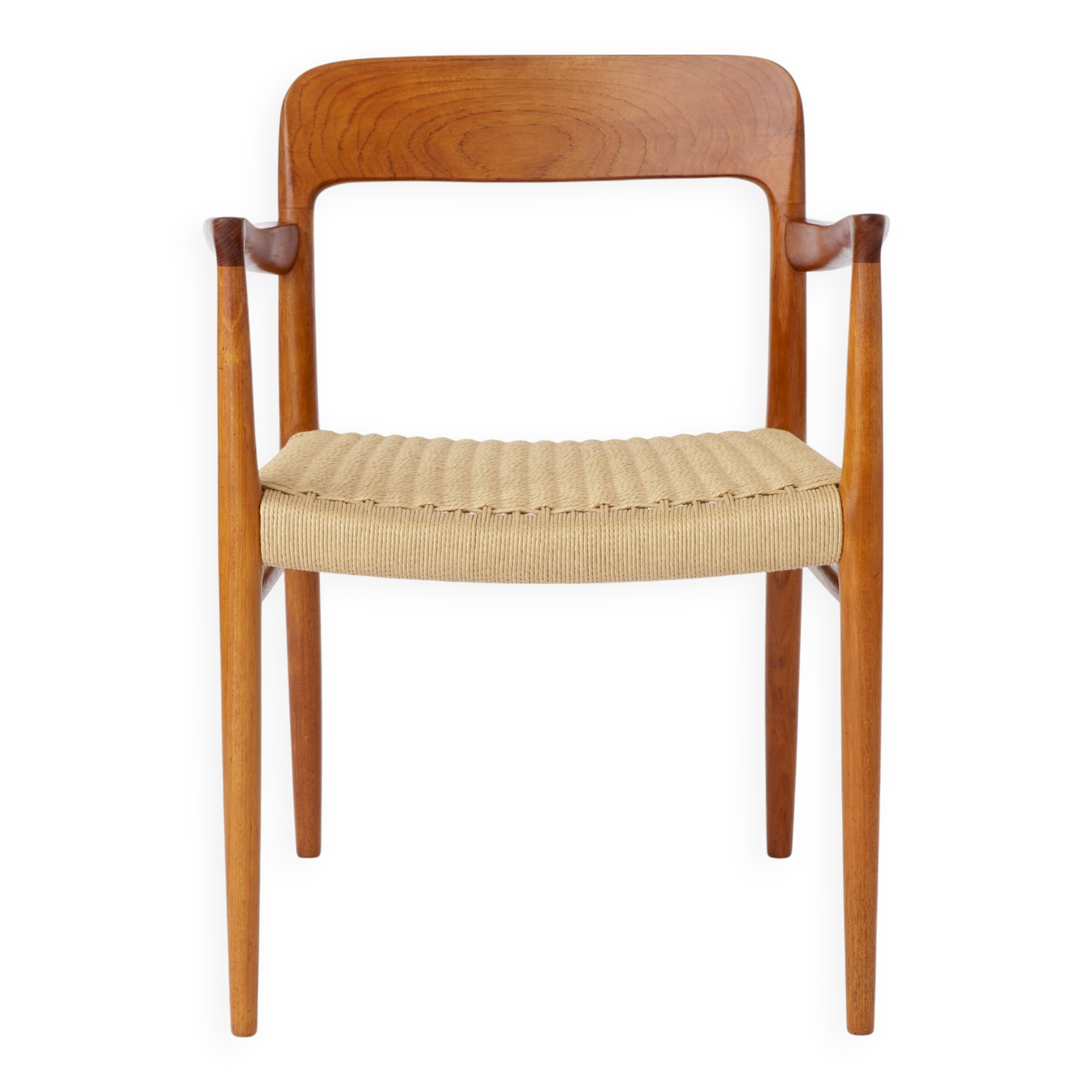 1 of 2 Armchair No. 56 by Niels Otto Møller (1954) – Teak Frame