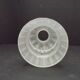 French Vintage Victorian Style White Opaque Patterned Glass Shade 0142