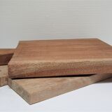 Two vintage solid wood cutting boards XL