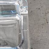 Crystal and glass paste ashtray Daum design from the 80s