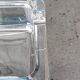 Crystal and glass paste ashtray Daum design from the 80s
