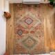 Large vintage Beni M'Guild Berber rug