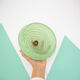 Green clichy glass suspension