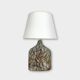 Large Haico Nitzsche ceramic table lamp for Søholm Stentøj, Denmark 1970s
