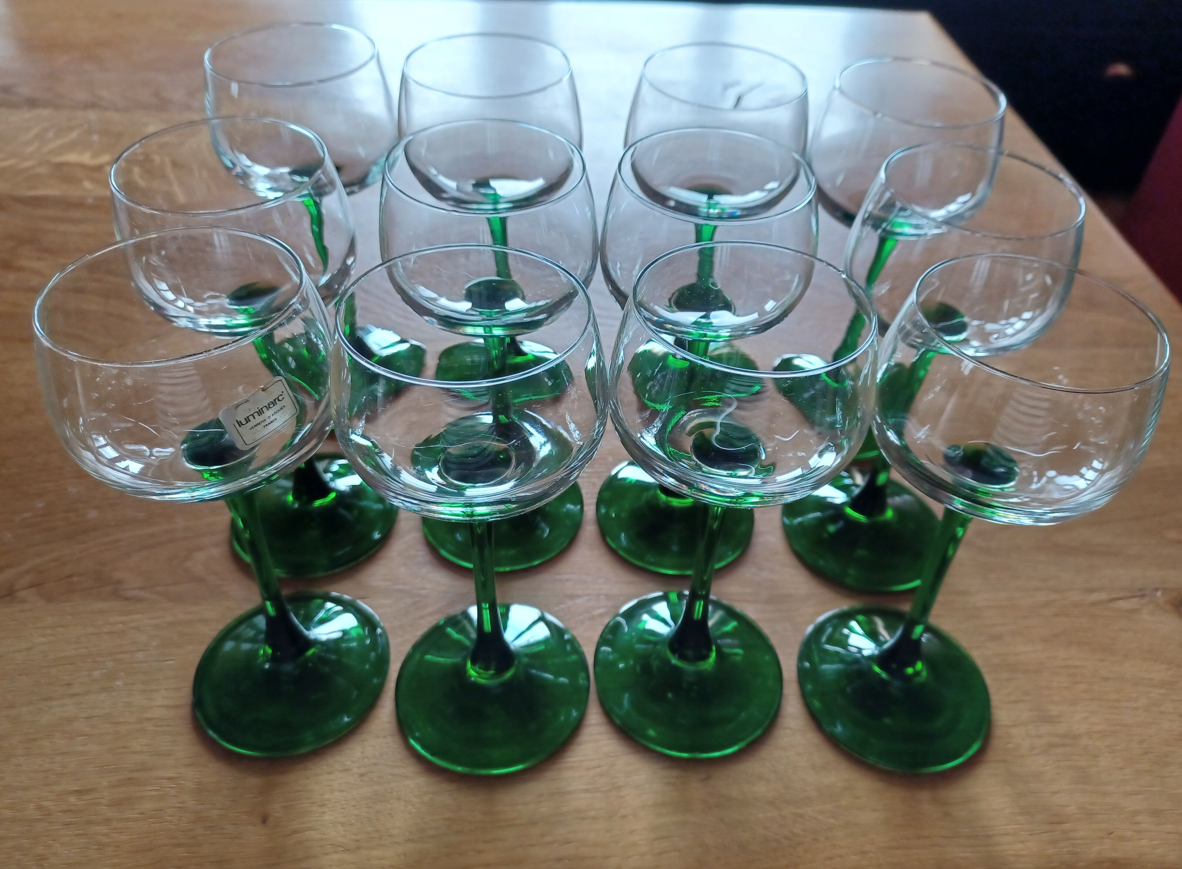 12 glasses of alsace wine