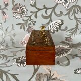 Complete brass weight box