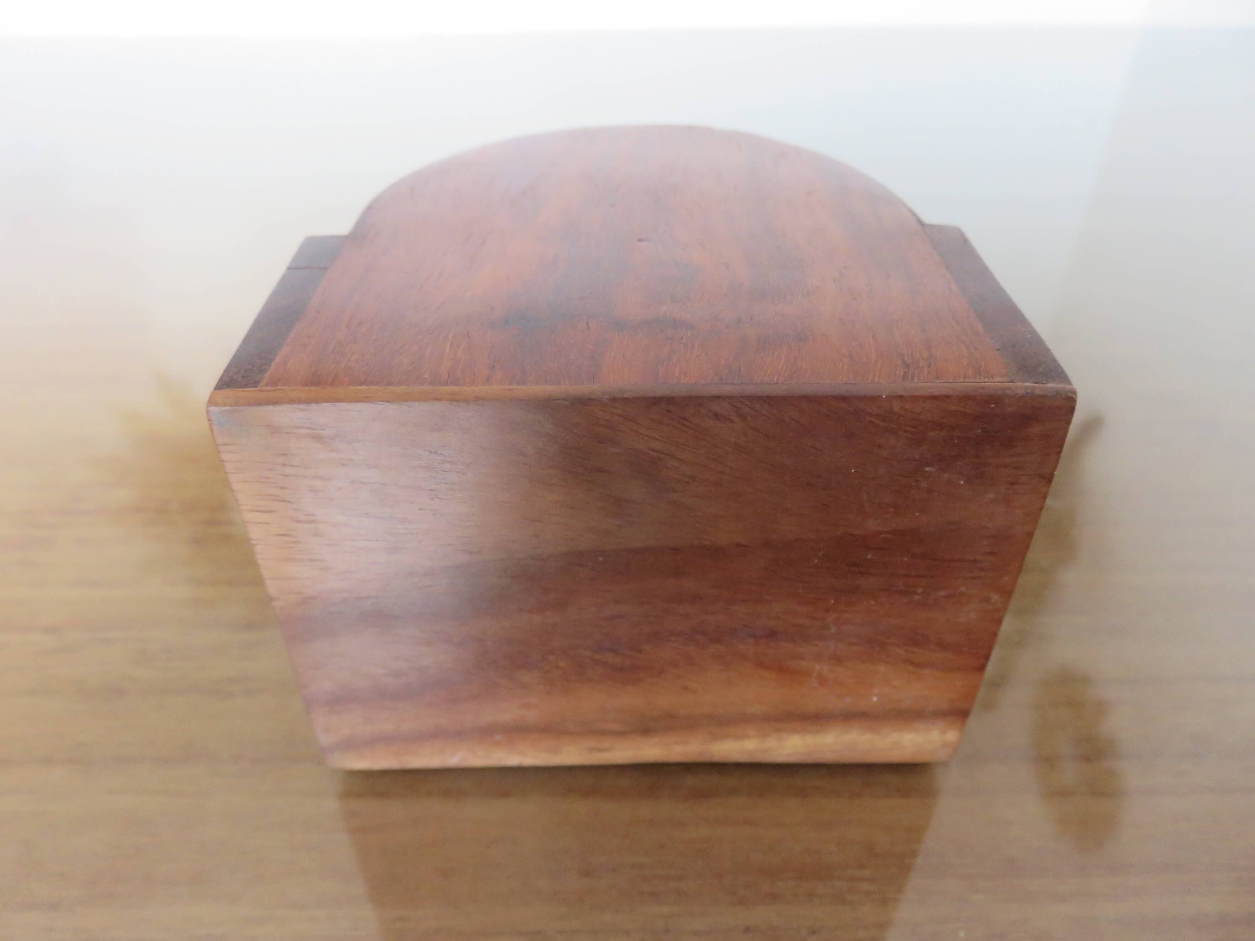 6 coasters in rosewood and brass 1970